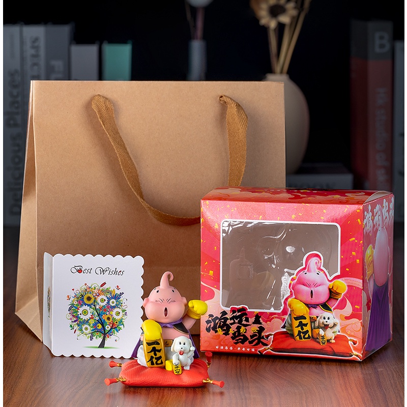 Mô hình majin buu ma bư mập vẫy tay may mắn siêu nét