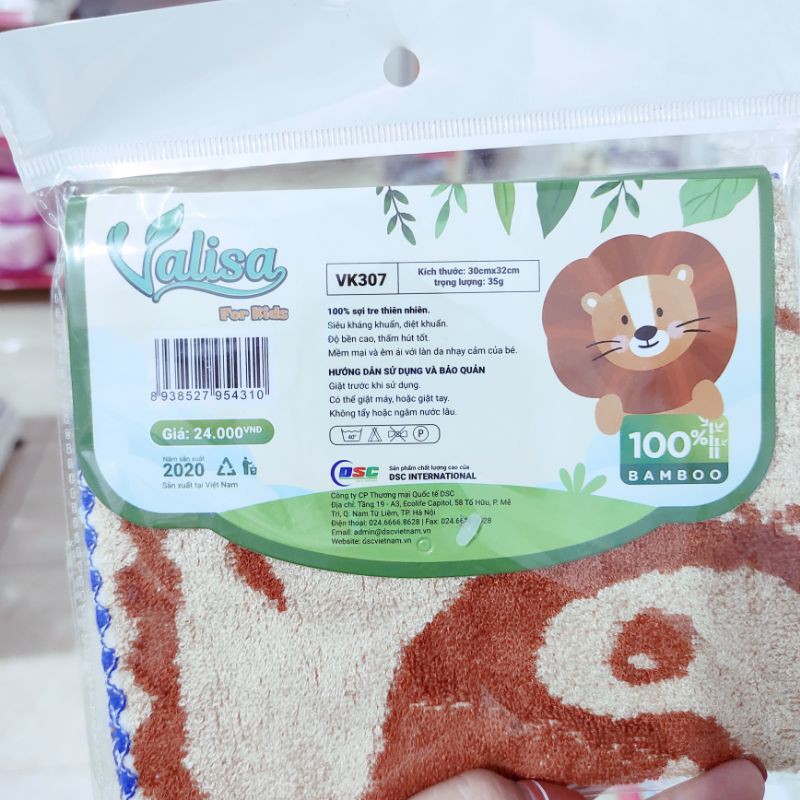 Khăn mặt trẻ em Valisa