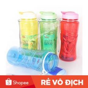 Bình nước cá nhân 500ml - 750ml - 1000ml tròn - 1000ml vuông Nhựa Song Long an toàn