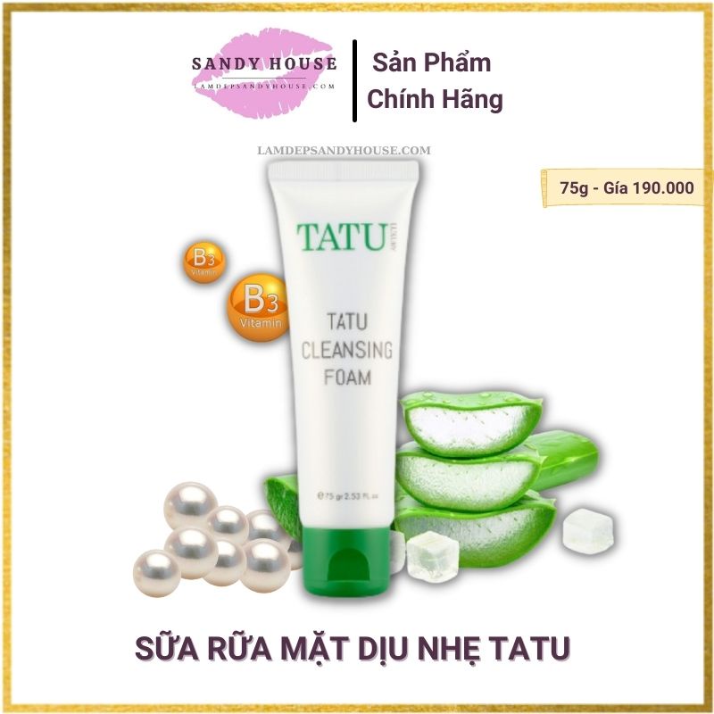 SỬA RỬA MẶT TATU - Mỹ Phẩm Sạch Nhật Bản