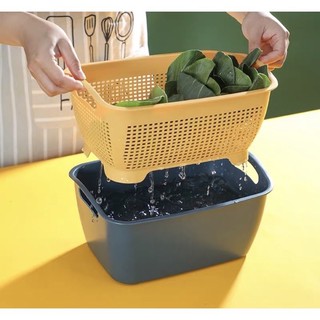 rổ nhựa 2 lớp hình chữ Nhật,hình vuông cao cấp hàng xuất Nhật