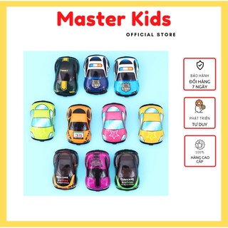 Đồ chơi xe Mô hình xe ô tô mini bánh đà nhiều màu sắc cho bé Master Kids