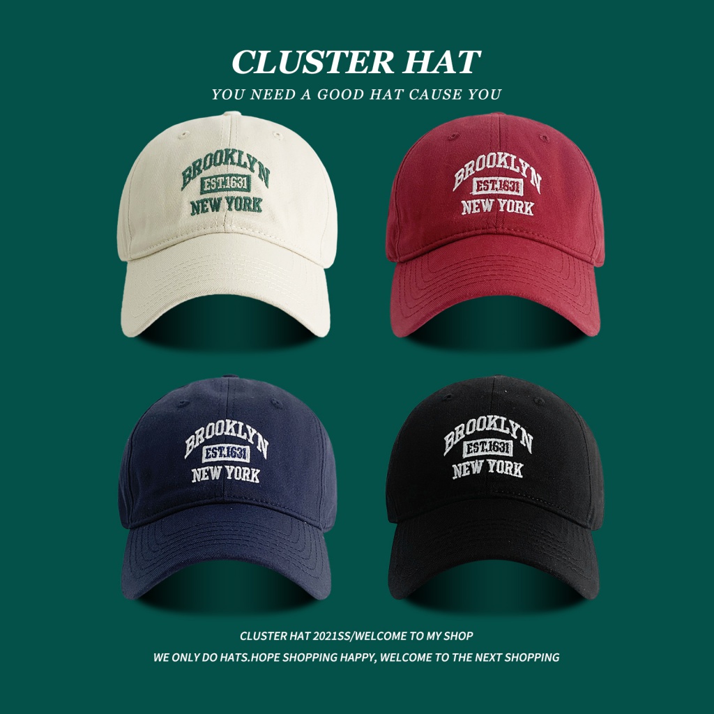 Mũ Lưỡi Trai Thêu Chữ Phong Cách Hàn Cá Tính Cho Nữ