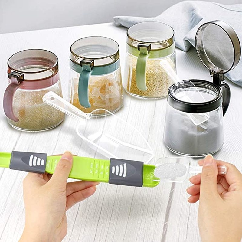 Muỗng đong gia vị hai đầu có thể điều chỉnh