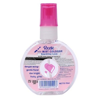 Nước hoa Pucelle 75ml (Sparkling Love -HỒNG/ Jolly Rhythm - TÍM)