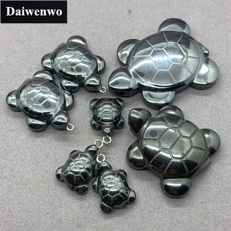 Mặt Dây Chuyền Hình Rùa Bằng Đá Thiên Nhiên