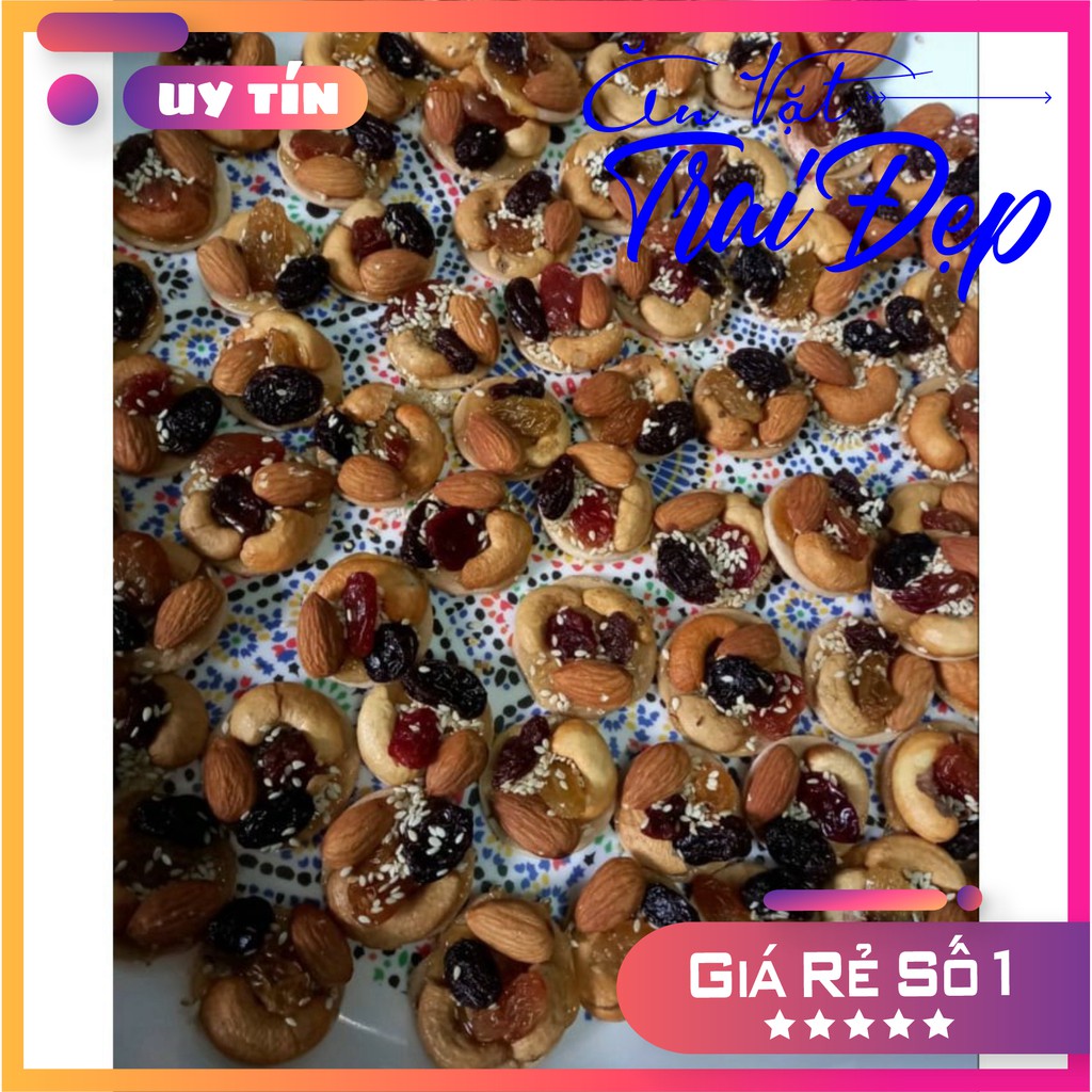 Bánh Đồng Tiền Mix Hạt Trai Đẹp 250G