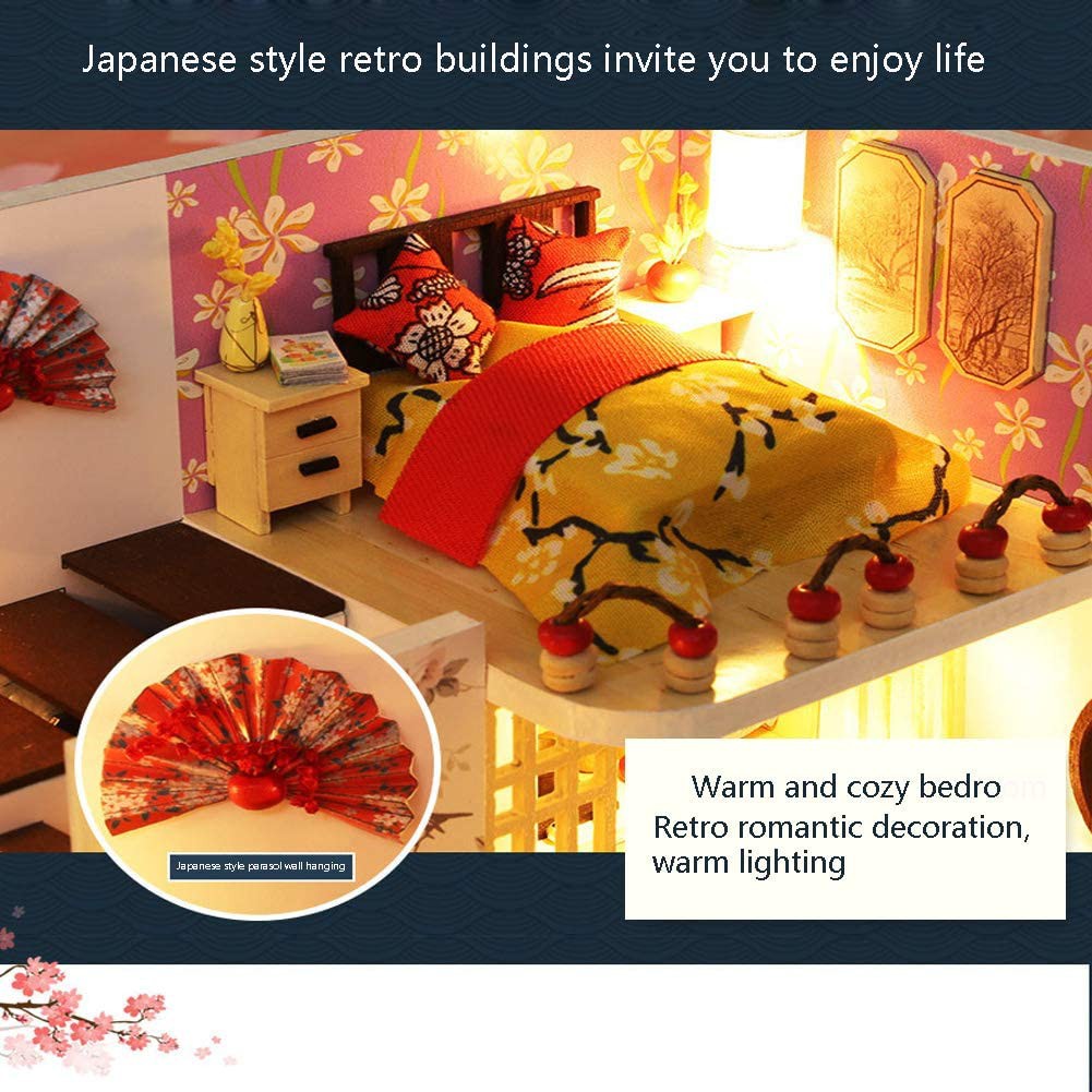 Mô Hình Lắp Ráp Nhà Búp Bê DIY : Căn Hộ Theo Phong Cách Nhật Bản - M027 Tặng Keo Sữa