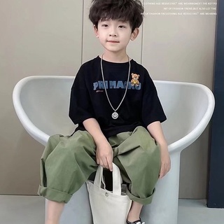 Áo thun BXPB tay ngắn cổ tròn in họa tiết thời trang mùa hè cho bé