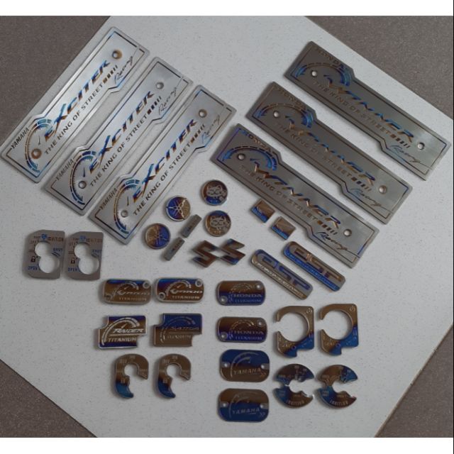 Bảng Tên Titan, Logo Titan, Nắp Bình Dầu Titan, Nắp Ổ Khóa Titan...