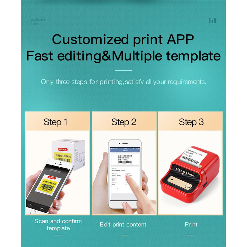 Máy in nhãn Niimbot B21 Máy in nhiệt Bluetooth cầm tay | BigBuy360 - bigbuy360.vn