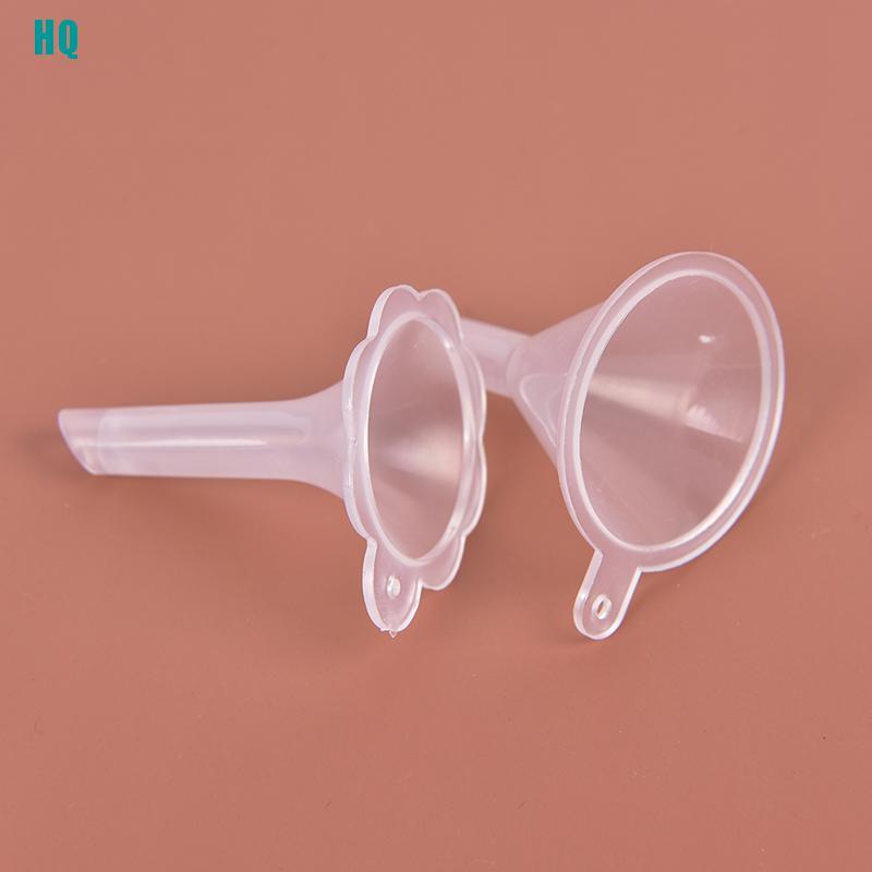 Set 2 Phễu Mini Bằng Nhựa Dễ Thương Dùng Để Chiết Nước Hoa / Dầu Thơm Trong Phòng Thí Nghiệm