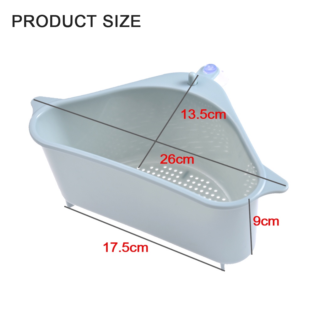 EKEZ Giá Đựng Đồ Hút Bồn Rửa Giá Đỡ Lọc Miếng Bọt Biển Xà Phòng Treo Giá Để Đĩa Kệ Thoát Nước Đồ Sắp Xếp Nhà Bếp Phòng Tắm