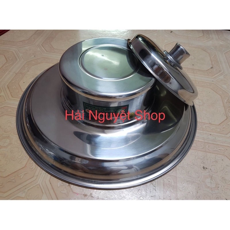 Nồi lẩu sống - lẩu nón - lẩu mâm - lẩu vành inox cao cấp dùng bếp từ, bếp ga, bếp cồn, hồng ngoại...