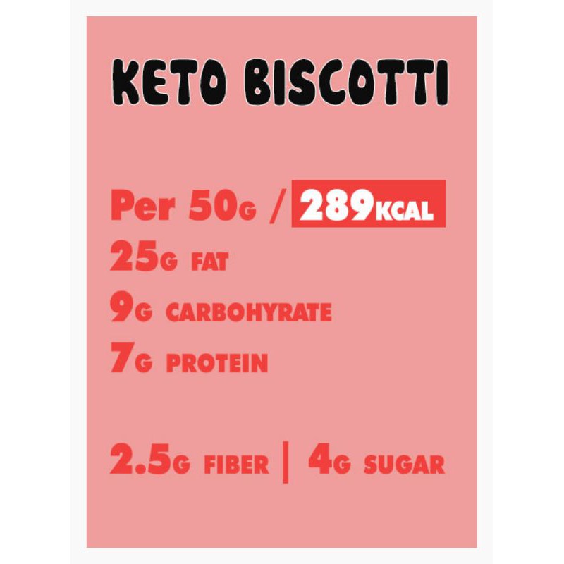 Bánh Keto Biscotti ăn kiêng 200g (Healthy Biscotti) | BigBuy360 - bigbuy360.vn
