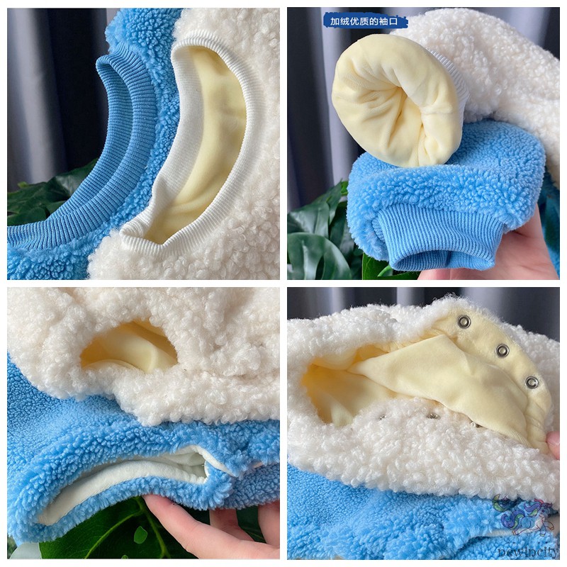 Bộ Áo Liền Quần Thời Trang Mùa Đông Cho Bé