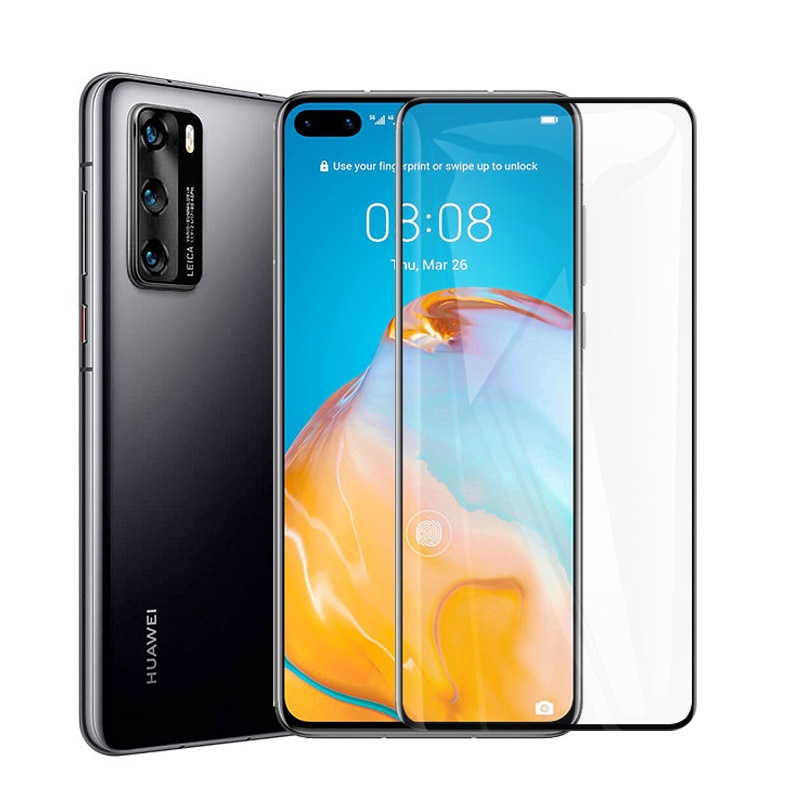 Kính cường lực bảo vệ toàn màn hình độ cứng 9D cho Huawei P50 P40 P30 P20 Mate 50 40 30 20 Pro P40 Pro+