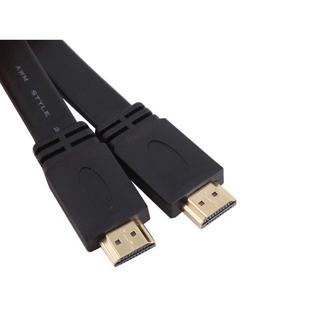 Dây Cáp Hdmi 3m Dẹt Đen ARIGATO Đảm Bảo Dẻo Dai Bền Bỉ. | BigBuy360 - bigbuy360.vn