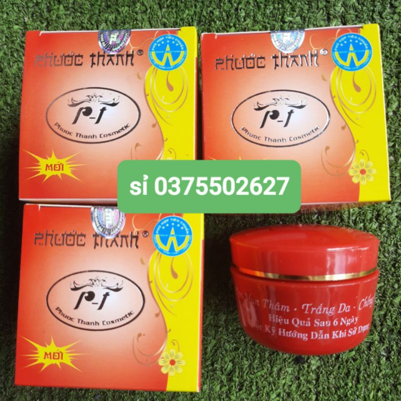 Kem Phước Thanh trắng da màu đỏ 10g