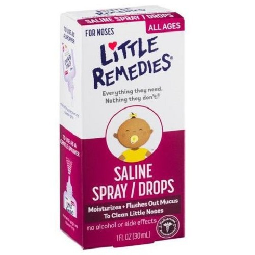 Nước muối nhỏ mũi Little Remedies