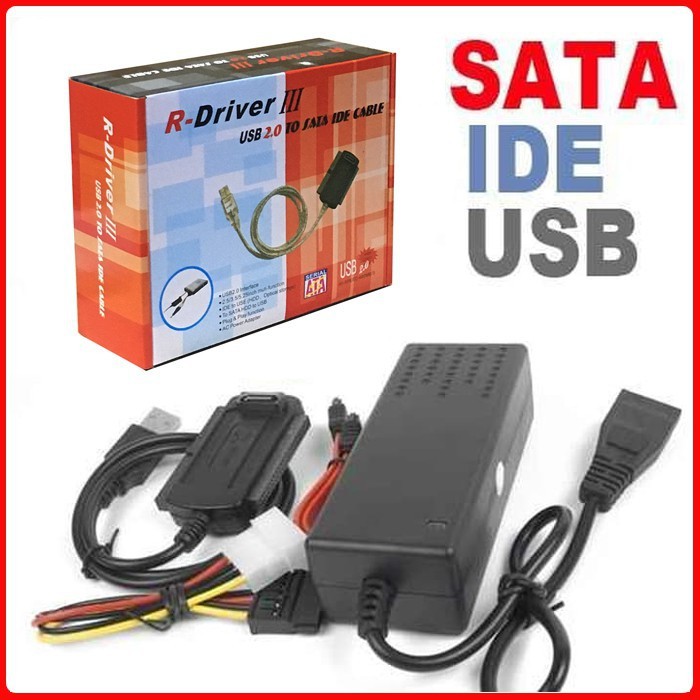 Cáp Chuyển Đổi R-Driver 3 Usb 2.0 Sang Sata Ide Cho Ổ Cứng Hdd