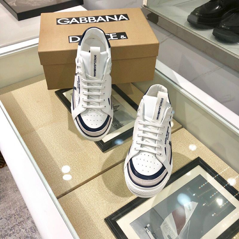 Giày thể thao nam da thật cao cấp Dolce＆Gabbana DG