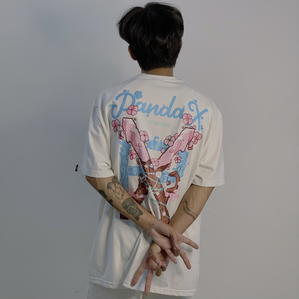 Áo thun tay lỡ PANDAX Sweetness , basic tee local brand unisex , oversize nam nữ premium cotton 100%
