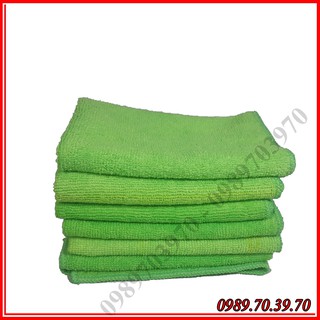 Set 5 Khăn lau siêu thấm, khăn Microfiber , với thớ vải micro cực nhuyển thấm hút cực nhanh