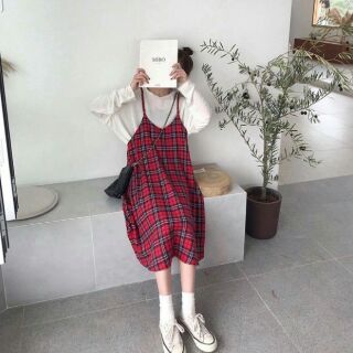 ĐẦM YẾM CARO ĐỎ ĐEN