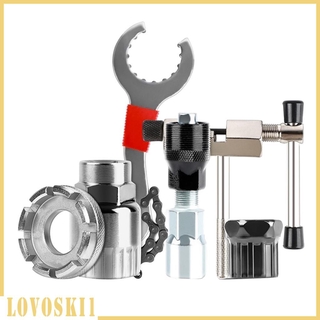 [Lovoski1] Bộ 6 Dụng Cụ Kéo Xích Cassette Xe Đạp Loại Bỏ BB Bánh Đà Tẩy