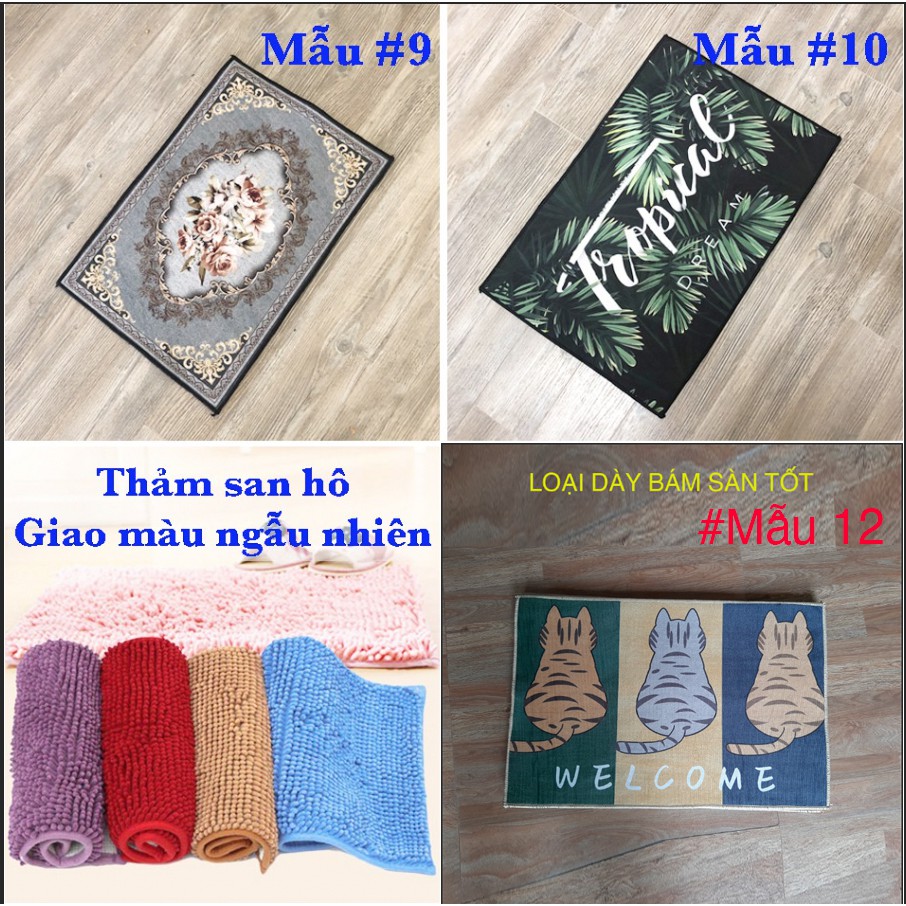 [FREESHIP ❤️ ] THẢM CHÙI CHÂN 3D SIÊU THẤM BÁM SÀN CỰC TỐT LOẠI DÀY