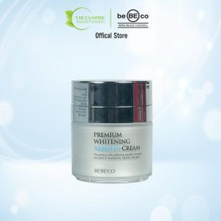 Kem dưỡng trắng và phục hồi da cao cấp BEBECO Hàn Quốc 50ml Premium Whitening Arbutin Cream