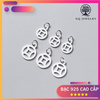 Charm bạc đồng tiền treo