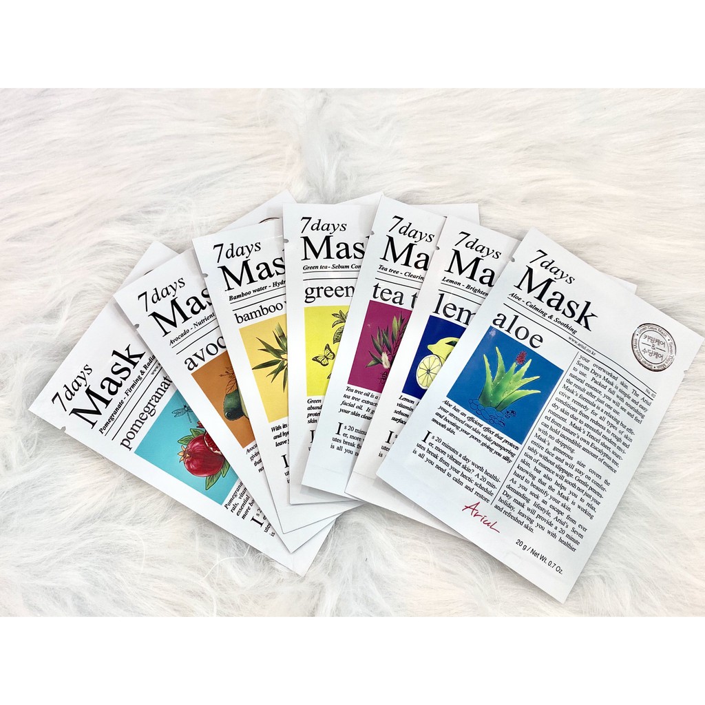 Mặt nạ cấp ẩm, sáng da Ariul 7 Days Mask 20g