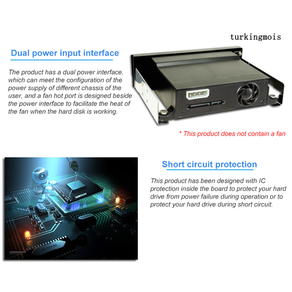 Khay Đựng Ổ Cứng Ngoài 2.5 / 3.5inch Sata Serial Hdd Ssd Kèm Phụ Kiện | BigBuy360 - bigbuy360.vn