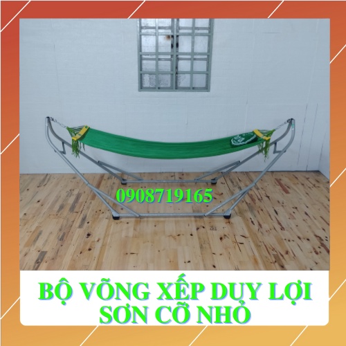 BỘ VÕNG XẾP DUY LỢI SƠN CỠ NHỎ GỒM KHUNG+VÕNG