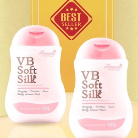 Dung Dịch Vệ Sinh Hanayuki Hồng VB Soft Silk 150gr