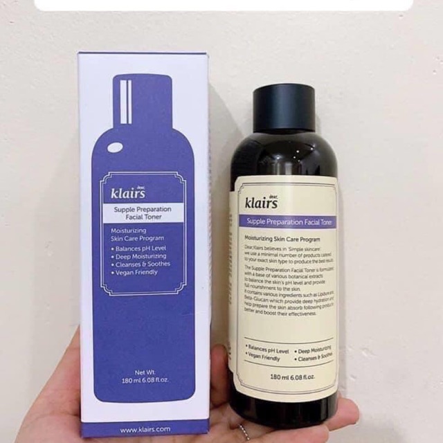 Toner klairs facial