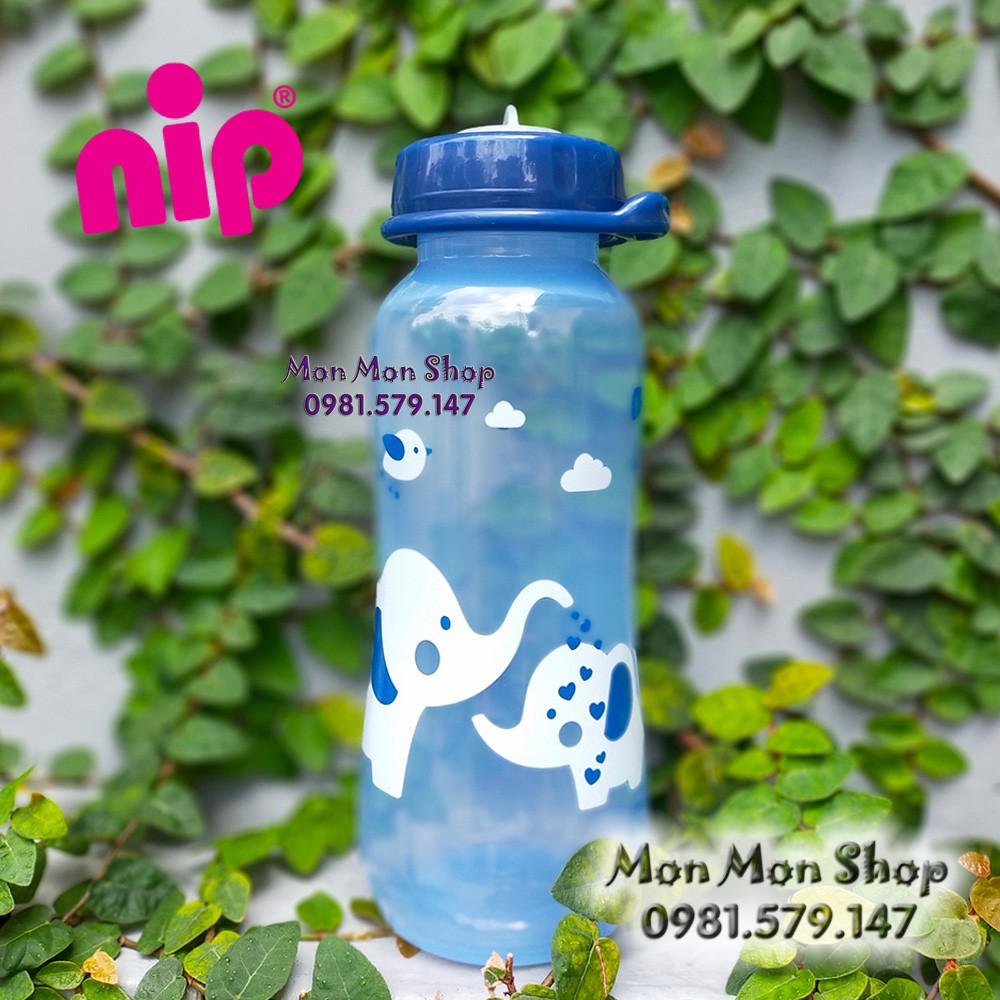 Bình trữ sữa/ bình đựng sữa mẹ 125ml/ 250ml NIP cổ thường/ cổ hẹp tiêu chuẩn made in Germany có thể lắp thêm núm ty