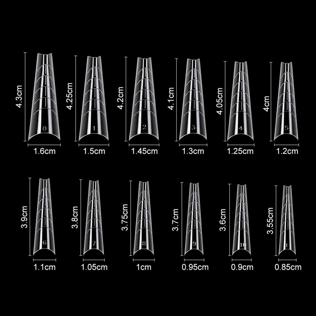 Túi 60 Móng Tay Giả Hai Cách Sử Dụng Để Nối Dài Móng Gel UV Acrylic