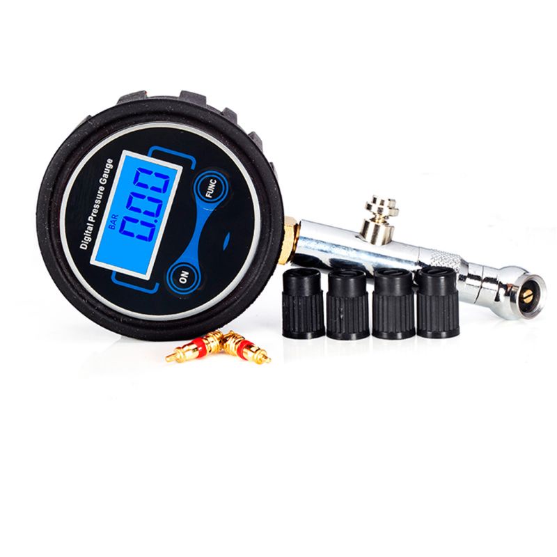 Đồng Hồ Đo Áp Suất Lốp Xe Hơi 0-200PSI
