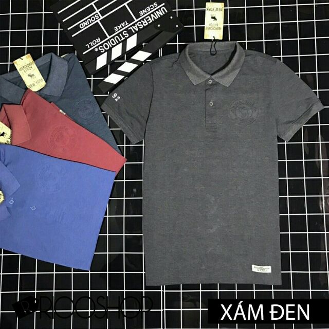 Áo thun nam đẹp tay ngắn có cổ logo dập tigershop Tgs009 | BigBuy360 - bigbuy360.vn