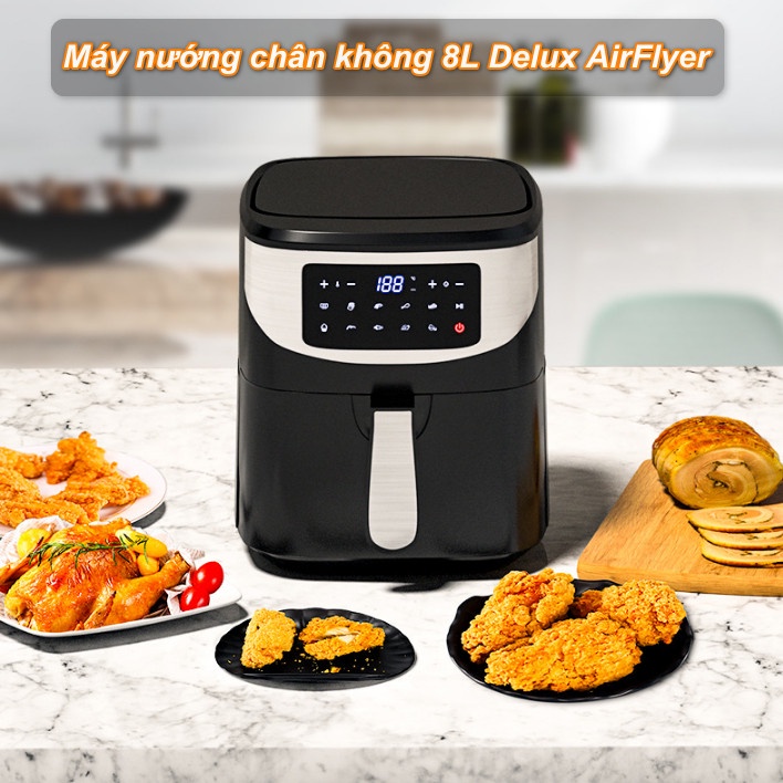 Máy nướng chân không 8L Delux AirFlyer - Home and Garden