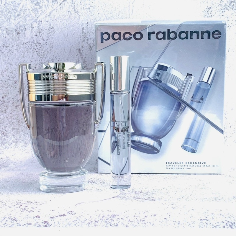 Nước hoa nam Set Paco Rabanne Invictus Edt for Men 100ml .
