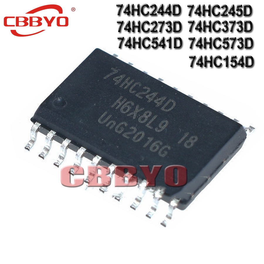 Bộ 10 linh kiện điện tử 74HC244D 74HC244 SOP SN74HC244DWR SOP-20 74HC245D 74HC245 74HC273D 74HC273 7