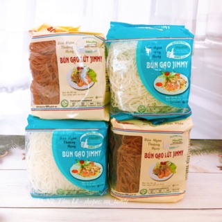 Bún gạo TRẮNG và bún gạo LỨT Jimmy 250g