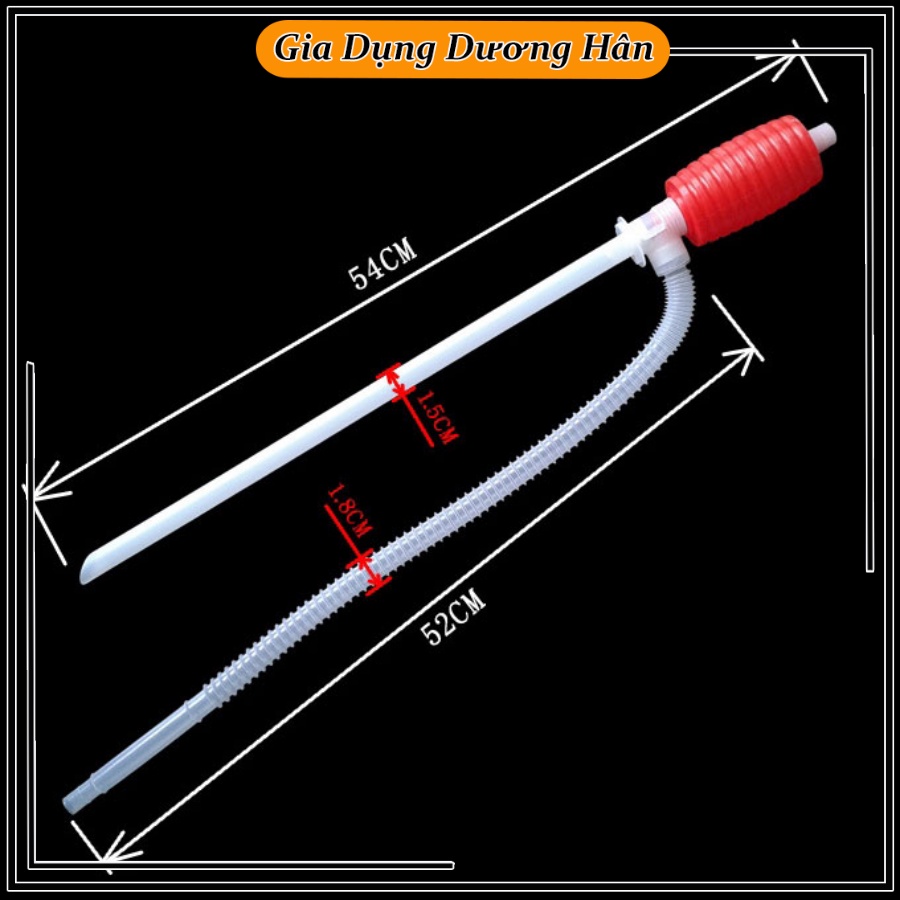 Dụng Cụ Bơm Hút Xăng Dầu Oto Xe Máy, Hút Rượu Bia Và Các Loại Chất Lỏng