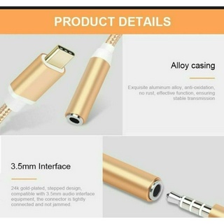 Cáp Chuyển Đổi Type-C Usb C Sang 3.5mm Aux Audio