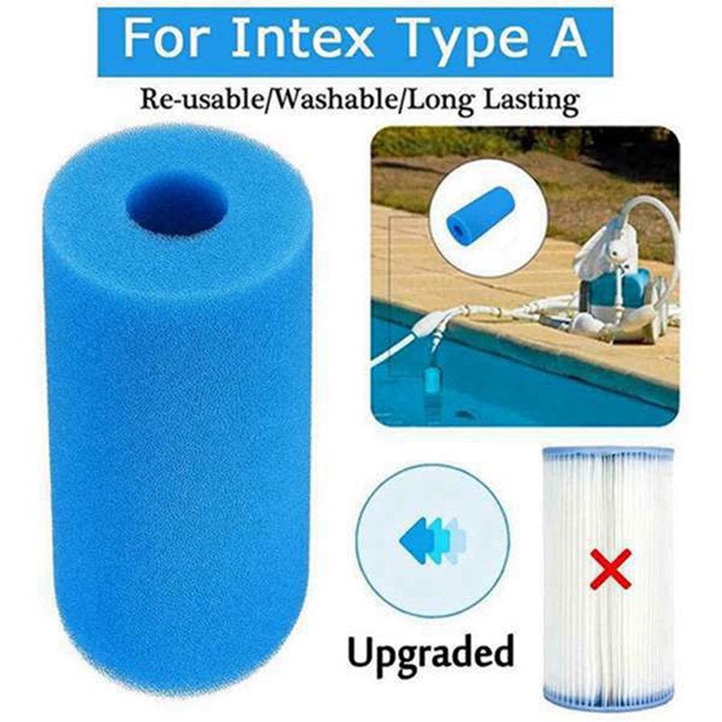 INTEX Set 6 Miếng Xốp Lọc Nước Hồ Bơi Có Thể Tái Sử Dụng
