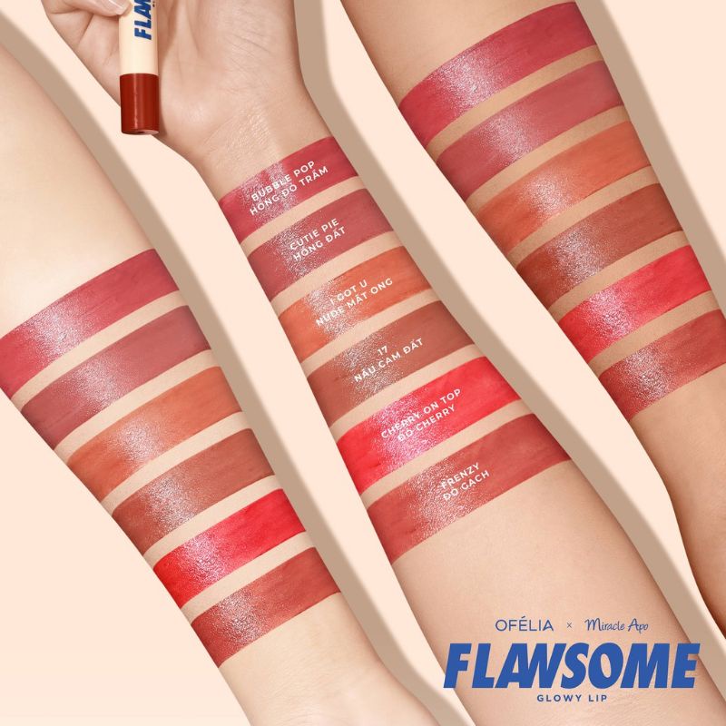 Son Môi Miracle Apo x Ofélia Flawsome Glowy Lip